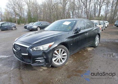 2017 Infiniti Q50 2.0T Premium из США, поврежденный, VIN JN1CV7AR9HM682095